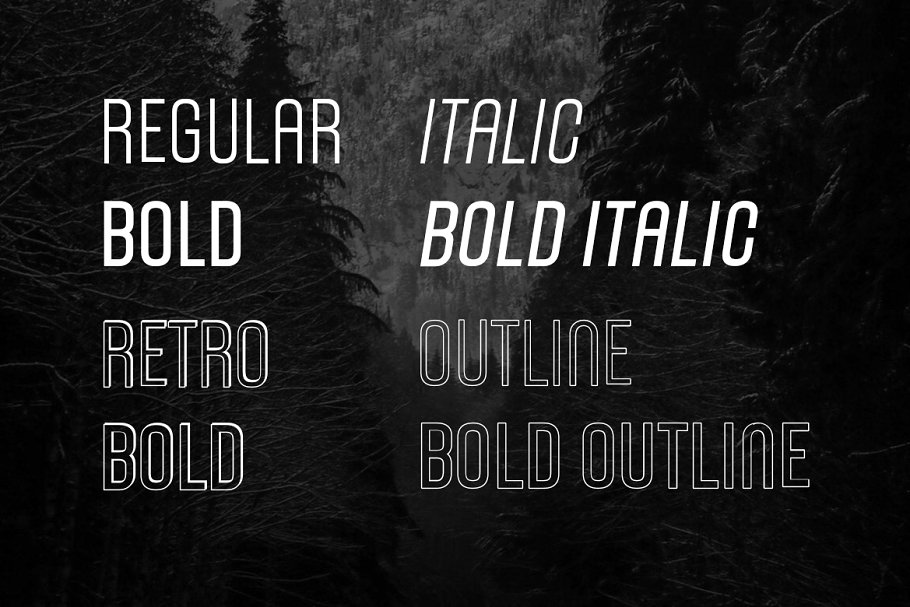 Beispiel einer Norway Bold Italic-Schriftart